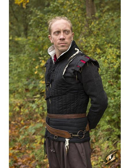 Gevlochten middeleeuwse riem met baldric