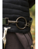 Cinturón medieval trenzado con tahalí