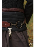 Cinturón medieval trenzado con tahalí