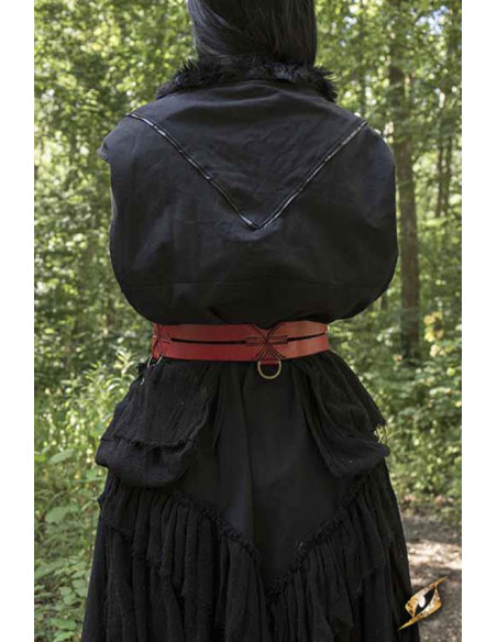 Cinturón medieval doble, 120 cm.