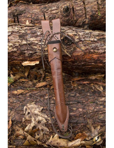 Scheide mit Baldric-Dolchen mit gerader Klinge