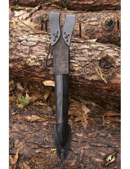 Skede med baldric lige blade dolke