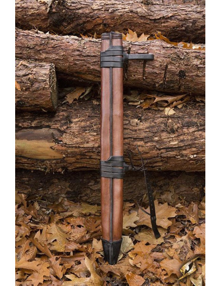 Vaina larga de cuero, mano izquierda