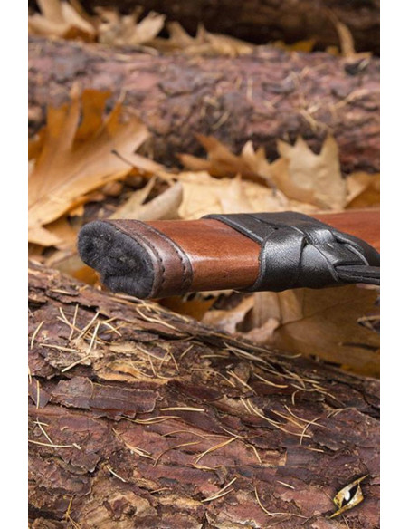 Vaina larga de cuero, mano izquierda