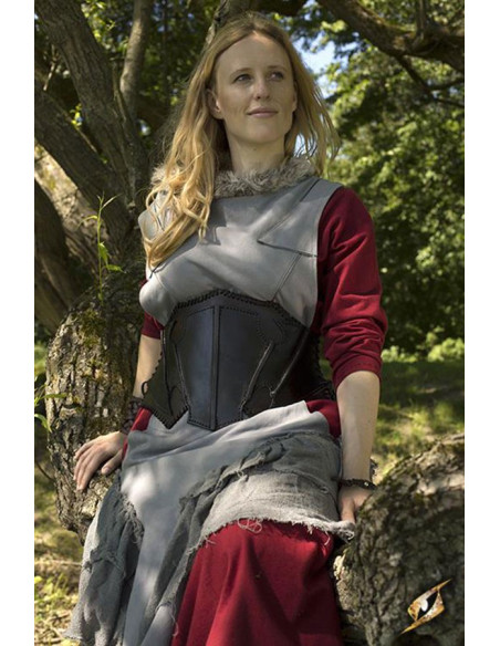 Corsé medieval cuero, Elfa de la Noche