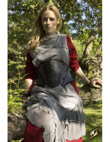 Corsé medieval cuero, Elfa de la Noche