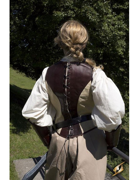 Middelalderlig læder rogue korset