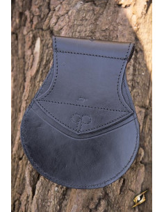 Elfenrot-schwarze Ledertasche 2