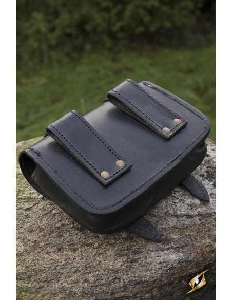 Mittelalterliche Krieger-Ledertasche