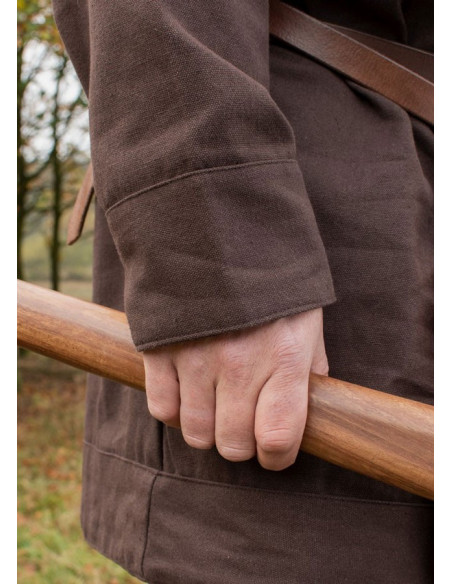 Viking tuniek Klappenrock Bjorn in bruin