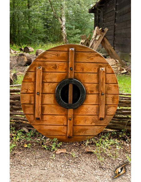 Wikingerschild Iarla Huginn und Muninn