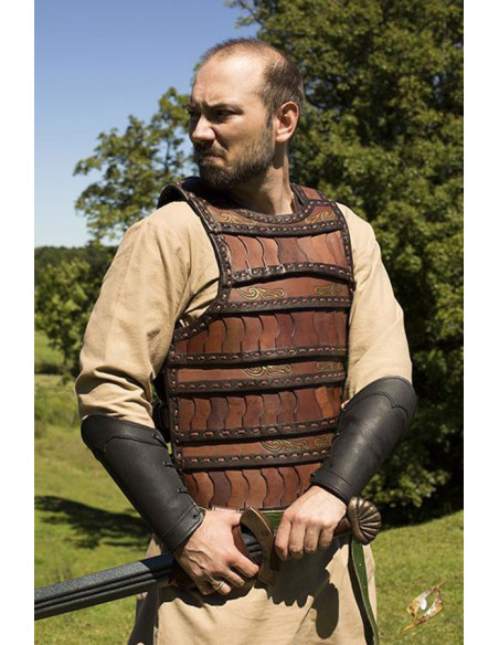 Celtic Lamellar panser i læder Celtic Lamellar panser i læder