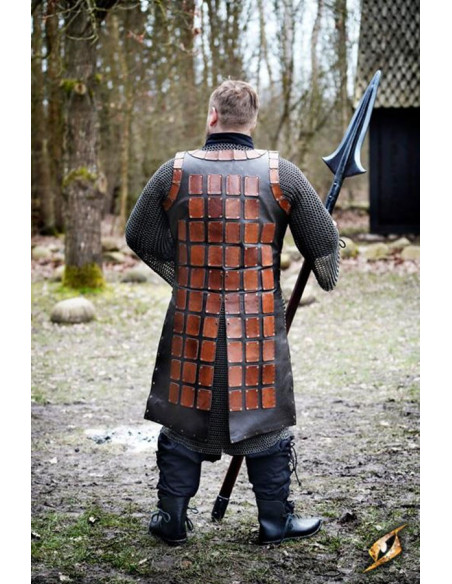 Lang middelalderlig læderbrigantine