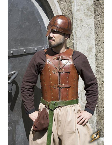 Mittelalterliche Rüstung des Soldaten