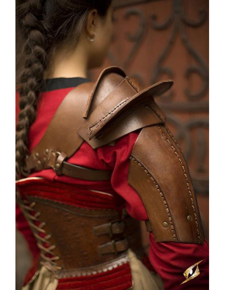 Leren schouderbeschermer