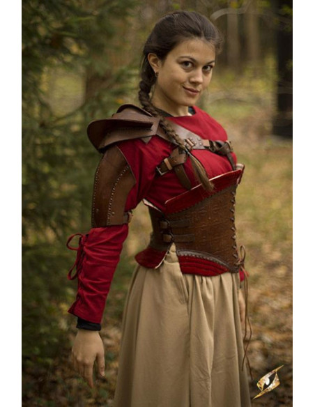 Leren schouderbeschermer