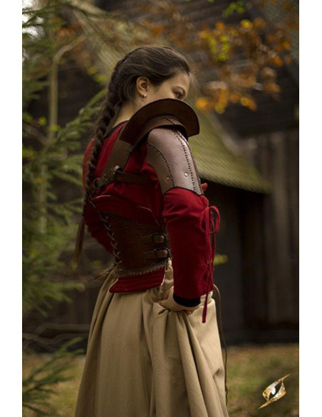 Leren schouderbeschermer