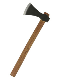Hacha arrojadiza vikinga con acabado envejecido