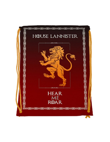 House Lannister Kordelzugbeutel aus Game of Thrones (34x42 cm.)
