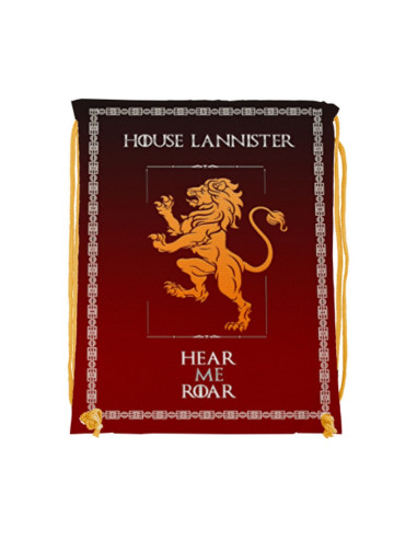 House Lannister Kordelzugbeutel aus Game of Thrones (34x42 cm.)
