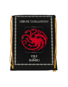 Mochila de cuerdas Targaryen de Juego de Tronos (34x42 cms.)