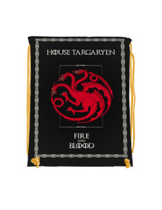 Game of Thrones Targaryen rugzak met trekkoord (34x42 cm) 2