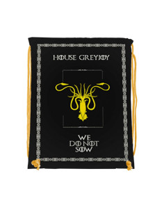Game of Thrones House GreyJoy string rygsæk (34x42 cm.) 2