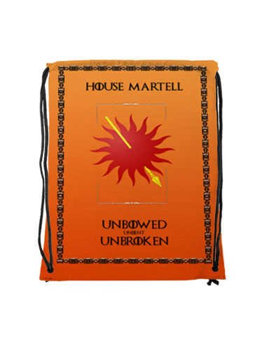 House Martell Seilrucksack aus Game of Thrones (34x42 cm.)