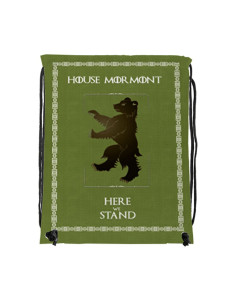 House Mormont string rygsæk fra Game of Thrones (34x42 cm.) 2