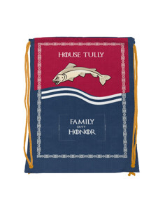 House Tully Rucksack mit Kordelzug aus Game of Thrones (34 x 42 cm).