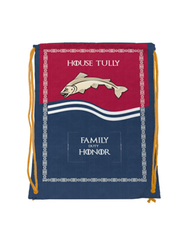 Mochila de cuerdas House Tully de Juego de Tronos (34x42 cms.)