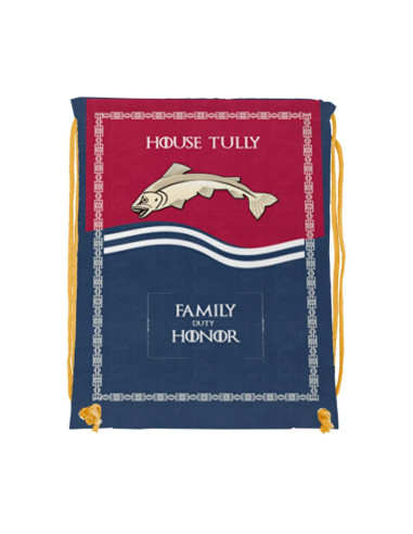 House Tully string rugzak van Game of Thrones (34x42 cms.)