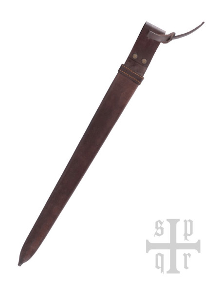 Templar kampdolk, med skede