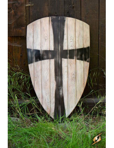 LARP Crusaders skjold, 90 x 60 cm.