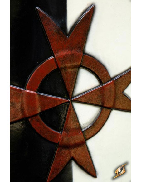 Escudo Cruzados blanco negro, 70 x 50...