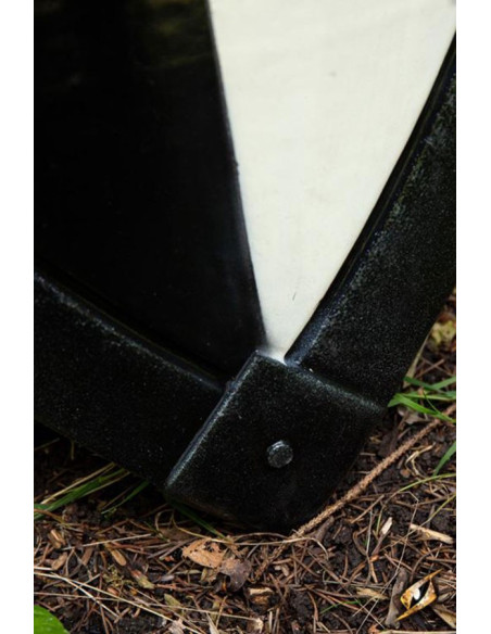 Zwart wit kruisvaardersschild, 70 x...