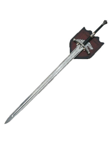 Uofficielt Ned Stark sværd, med stativ