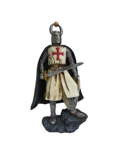 Miniatuur Tempelier met zwaard
