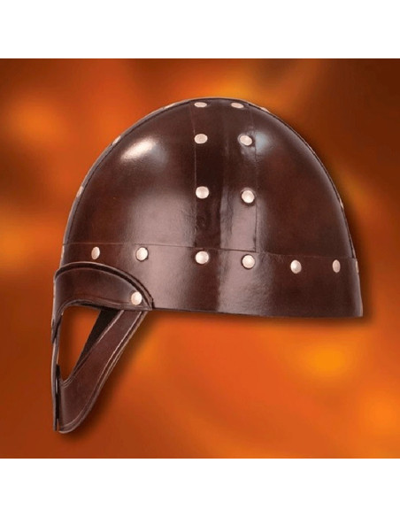 Casco Vikingo Vendel, cuero