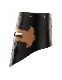 Great Helm Crusaders, zwart leer 2