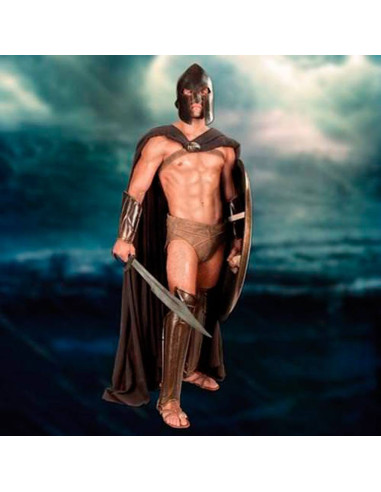 Spartanische Beinschienen, Bronze-Finish