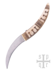 Wikinger-Taschenmesser mit Knochengriff