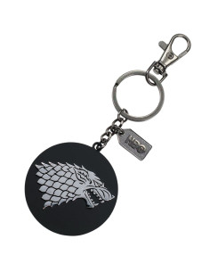 Game of Thrones Stark logo metal nøglering