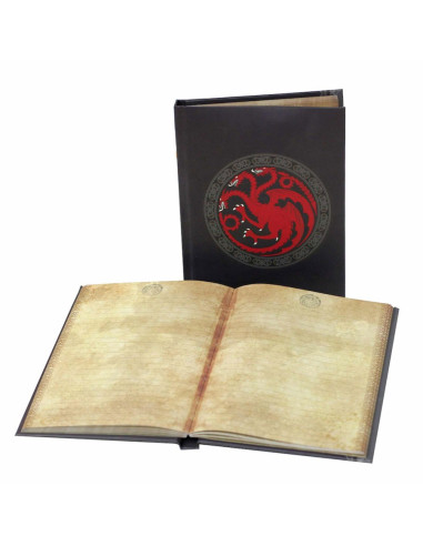 Game of Thrones Haus Targaryen Notizbuch mit Licht