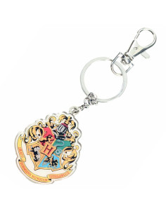 Harry Potter Hogwarts skjold metal nøglering