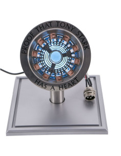 Tony Stark hart van staal, decoratieve voet met licht