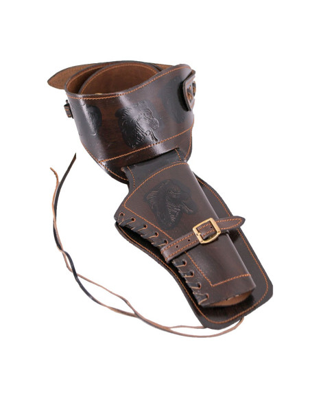 Lederholster für kurzen Revolver