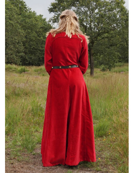 Isabel Mittelalterkleid, roter Samt