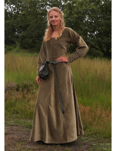 Isabel middelalderkjole, Green Velvet