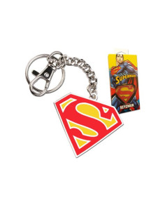 Superman schild sleutelhanger in kleur